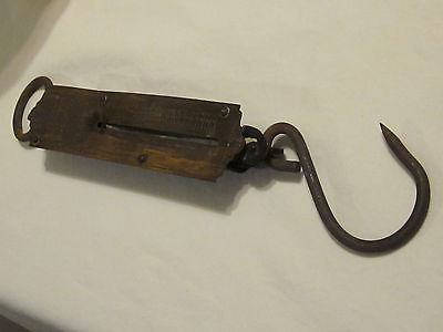 Antique 40lb Brass Salter’s Pocket Scale Balance No 3 Awesome Collectible
