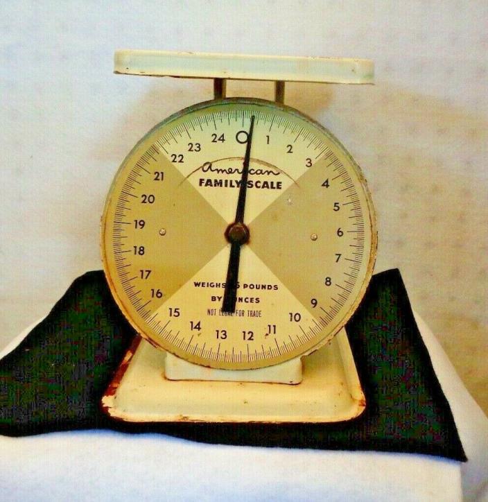Vintage American Family Scale.  Cream Color  Co. Established in 1928  6