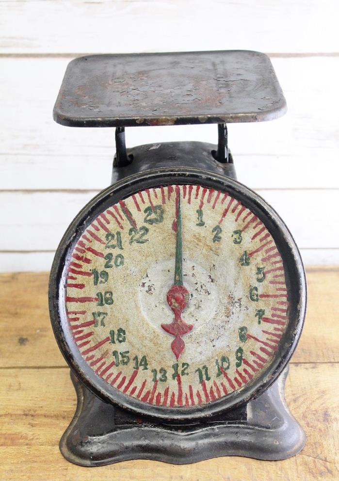 Antique Perfection Slanting Dial 24 LB Pound Scale Dated May 1906