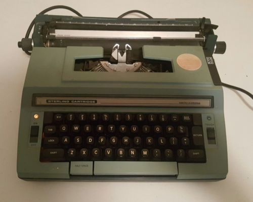 Vintage Smith Corona Sterling Cartridge Electric Typewriter. Video w/Description