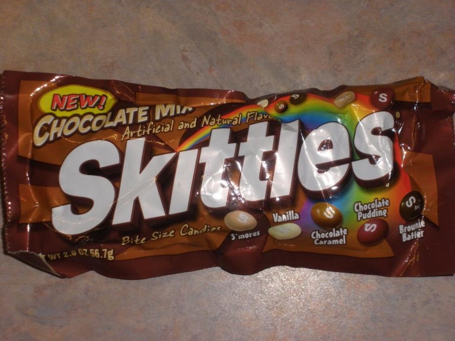 Chocolate Mix Skittles candy 2 OZ bag
