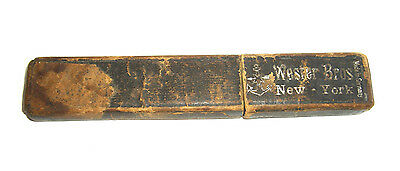 Wester Bros NY empty Sheath for straight Razor, Made in Germany, 6 ½”