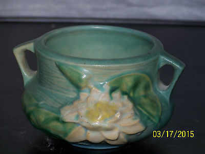 Vintage Roseville Waterlily 663-3' American Art Pottery Vase