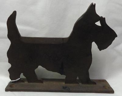 Antique Cast Iron Scotty Dog Bootscraper Pat. 1926 Norristown, Penna.