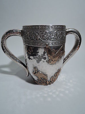 Gorham Cup - 15 - Antique Japonesque - American Mixed Metal & Sterling Silver