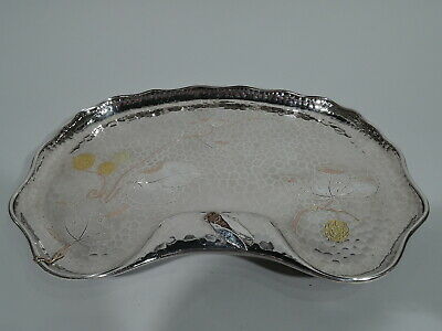 Tiffany Tray - 5291 - Hand Hammered - American Sterling Silver & Mixed Metal