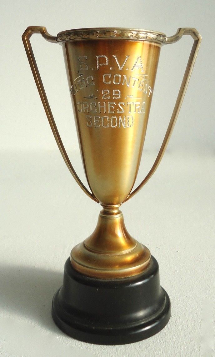 1929 Art Deco Orchestra Trophy Loving Cup