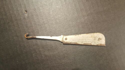 Antique Shoe Button Hook Greensburg indiana Roy Kanouse Very rare tower tree
