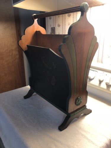 Beautiful Art Nouveau Magazine Rack Crocker Chair Co Sheboygan WI