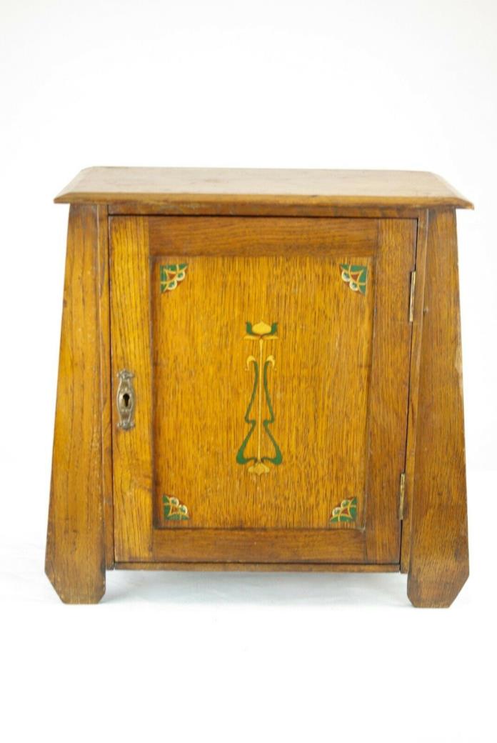 Antique Deco Smokers Cabinet, Antique Art Nouveau Cabinet, Scotland 1900, B1461