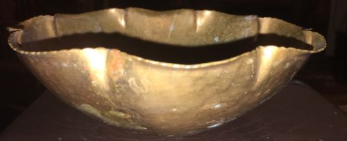 Beautiful KERR Hand Wrought Hammered Copper Arts & Crafts Bowl