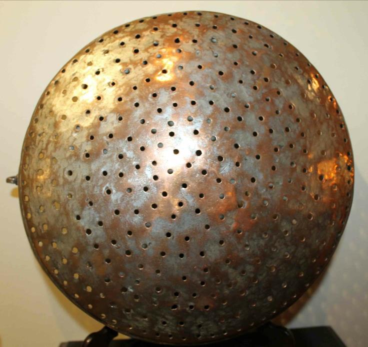 Hand Hammered Late 1800s SOLID COPPER Colander / Seive