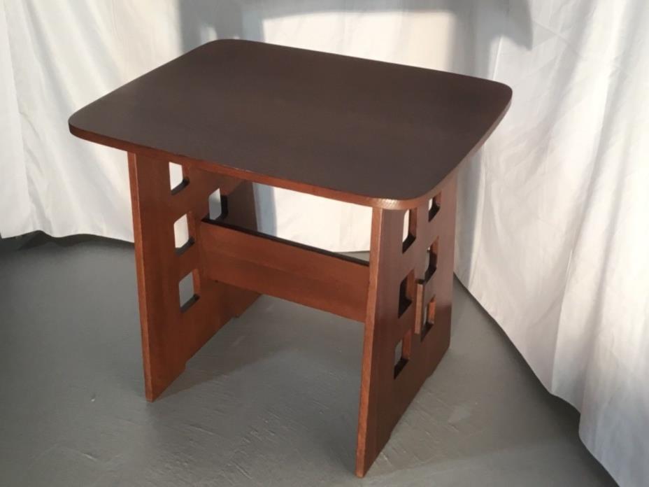 Original Limbert Cut-Out Table Inspired by Charles Rennie Mackintosh