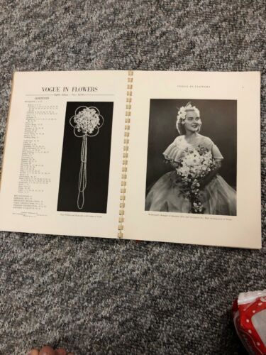 Antique Vintage Wedding Floral Design Arrangement Book Vogue In Flowers Eighth
