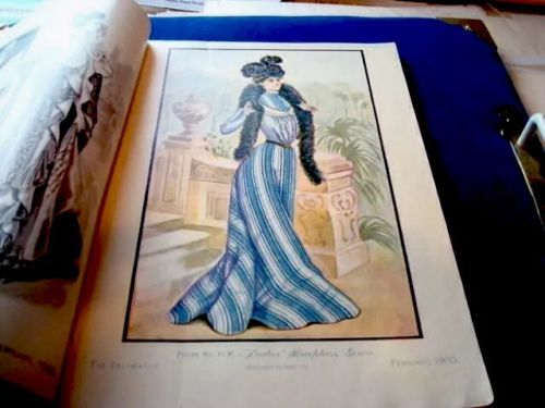 Original 1900 February The Delineator Festival Number~150 pgs!Butterick Publish