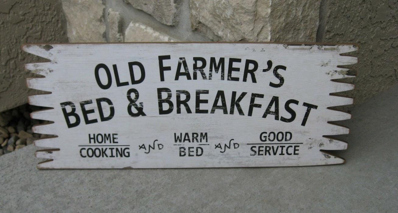 Wood Bed & Breakfast Farmer's Market SIGN*Kitchen/Farmhouse/Restaurant Decor*NEW