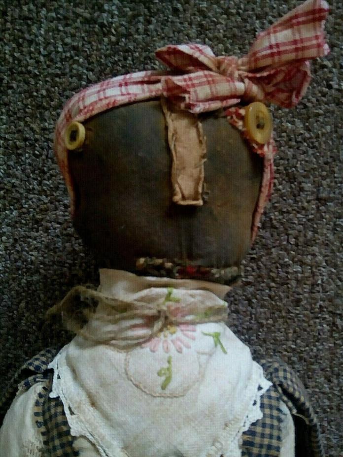 Collectible Handmade Primitive Doll by New England Doll Artist......