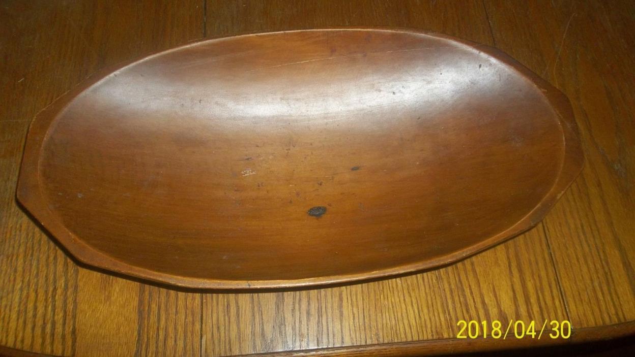Antique  Org. Large Wooden Bowl 20