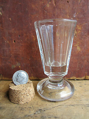 Antique EAPG Civil War Era Portland Falmouth Pattern Pressed Glass Shot Glass