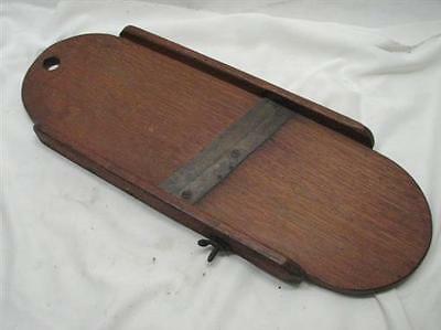 Antique 1843 Patent Wooden Slaw Board Primitive Cabbage Cutter Tool A.Smith