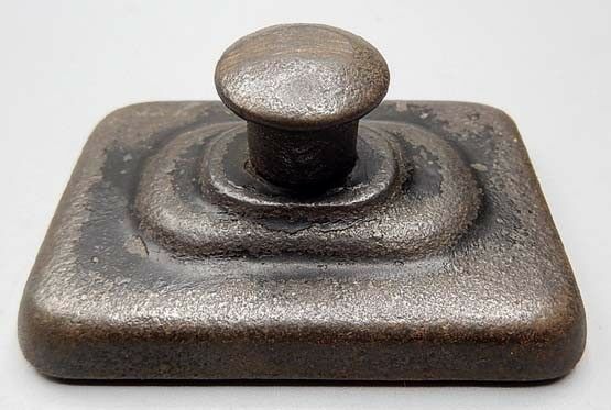 Traditional Victorian 19th Cent. Cast Iron Paperweight Sailing Charts 8OZ Weight