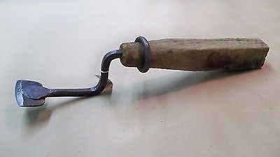 Vintage Hand Forged Home Made Horse Hoof  Butteris Blacksmith Farriers Tool