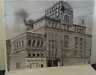 Old Latrobe Pa. Rolling Rock Beer Brewery Brew House Building & Huge Sign Poster