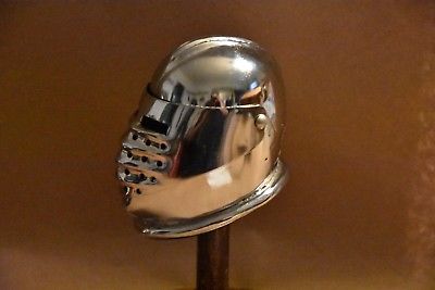 Mini Armor Helmet w/ Stand ~ Italian style ~ Medieval Knight Spartan Armor