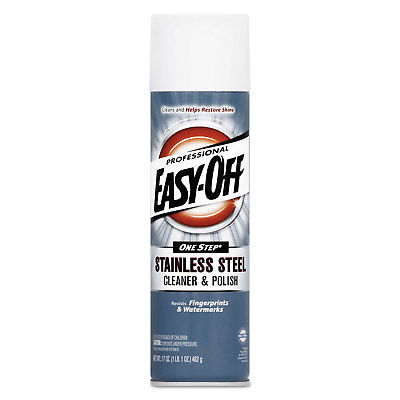 Stainless Steel Cleaner and Polish, Liquid, 17 oz. Aerosol Can