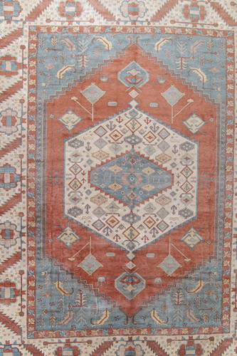 Palace Size Vegetable Dye Wool Heriz Serapi Oriental Area Rug Handmade 17x22