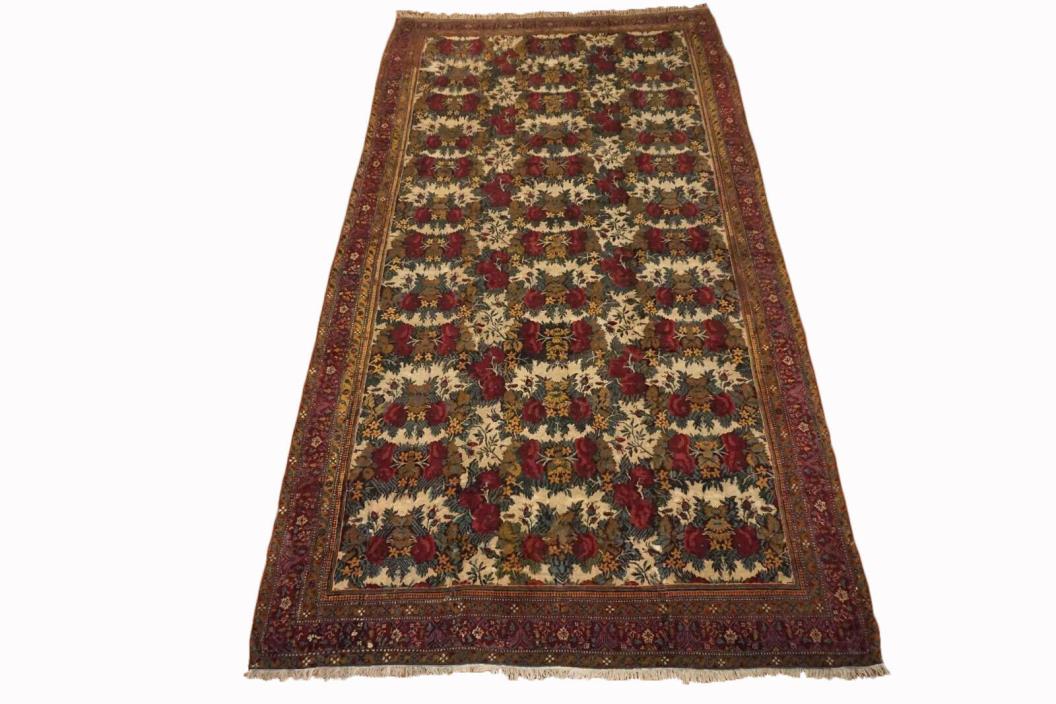 10X18 Antique Indian Amritsar Oversized Area Rug Hand-Knotted Wool Carpet 1890