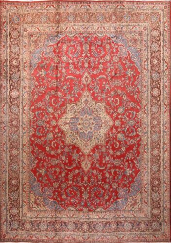 Stunning Semi Antique Kashmar 10x14 Area Rug Wool Carpet 13' 7