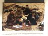 Persian Rug Handmade Wall Hanging Beautiful Tribal Breakfast Scene