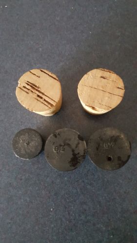 Apothecary Bottle Stoppers (Cork and Rubber)