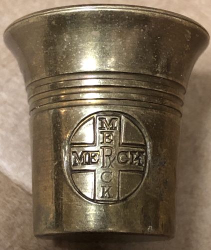 1 1/8” Merk Brass Pharmaceutical Mini Pestle