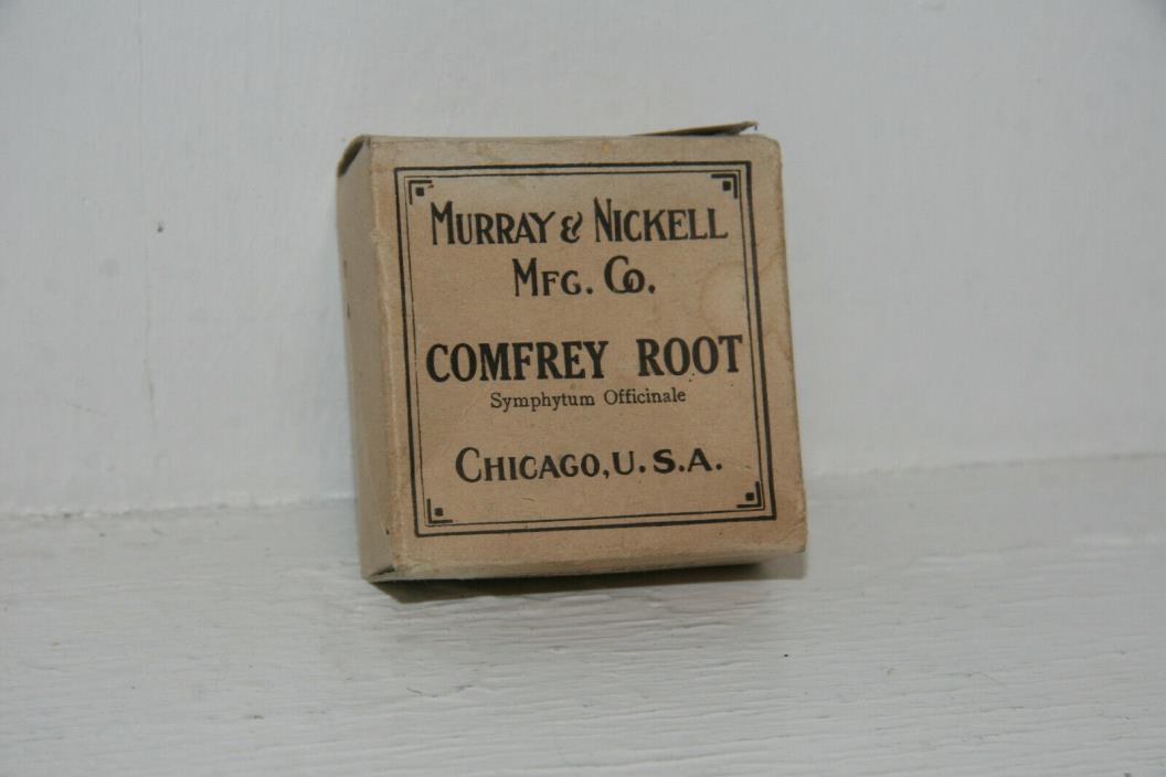 1900's Quackery Medicine MURRAY & NICKELL COMFREY ROOT CHICAGO IL Illinois