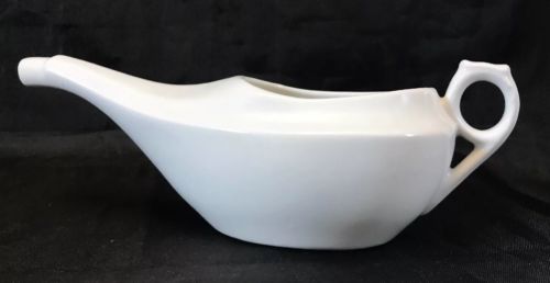 Vintage Invalid Feeder Cup W. T. & C. Porcelain Long Neck GERMANY