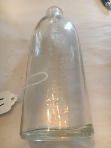 Antique Vintage Glass Nurser Bottle. Baby Nursing Feeder.  Marked.   #4