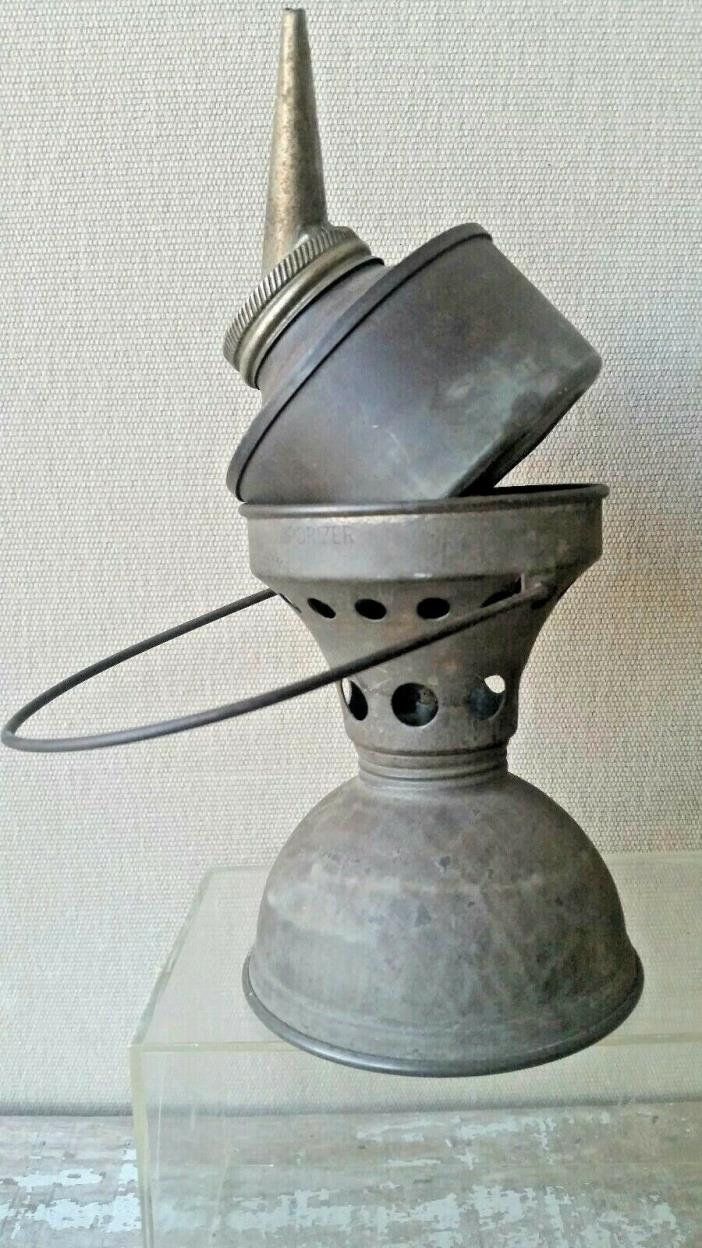 antique MEDICAL 1900's  COUNTRY KITCHEN lamp burner