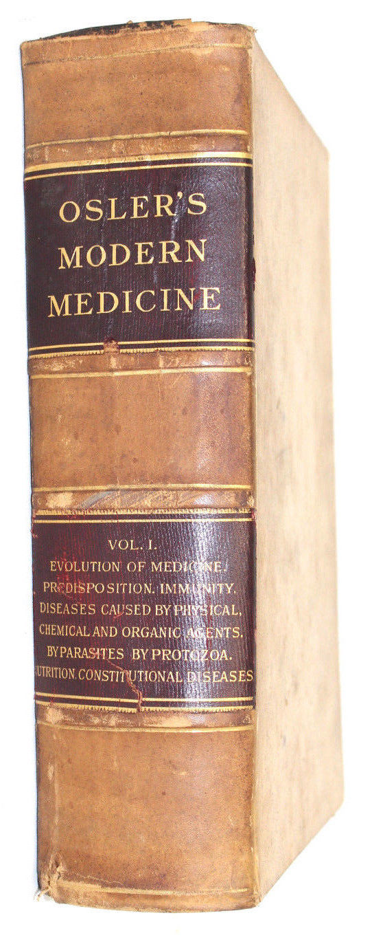 Antique Book 1907 Osler's Modern Medicine Vol 1