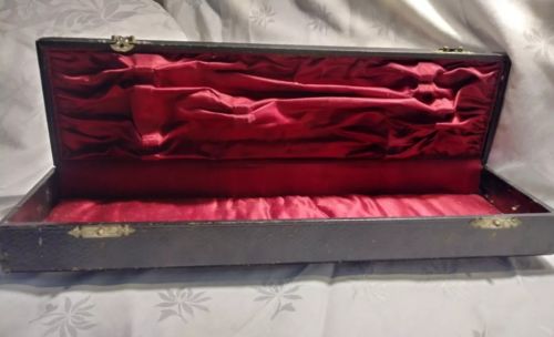 ATQ Satin Lined Musical Instrument / Surgical Instrument Case 17.5 x 5 x 2.5