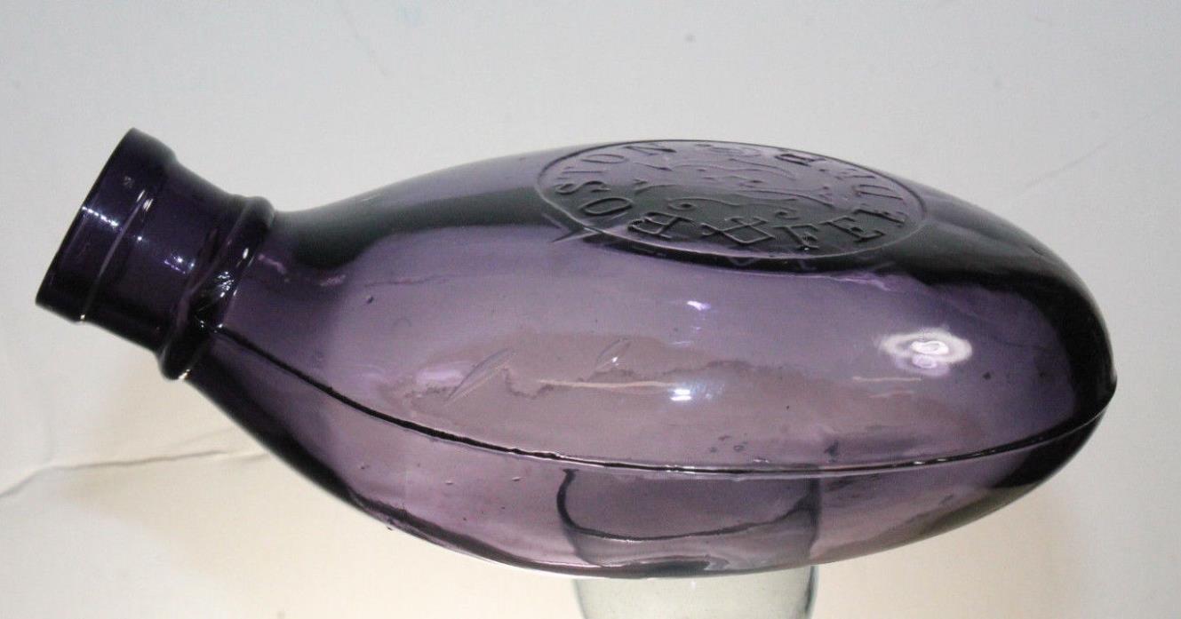 ANTIQUE PURPLE THE BOSTON FEEDER BABY NURSER NURSING BOTTLE