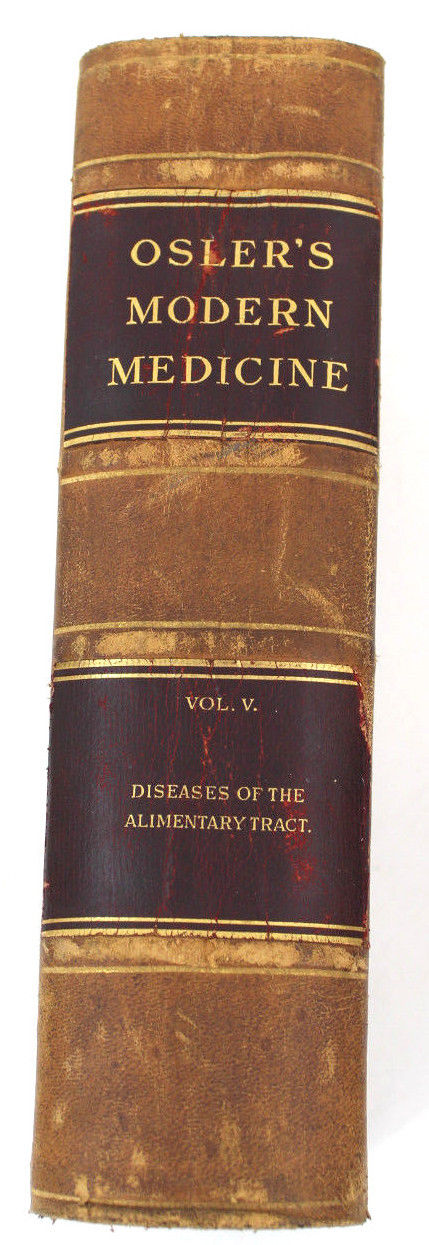 Antique Book 1907 Osler's Modern Medicine Vol V