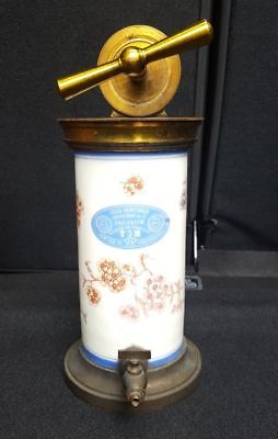 Antique Douche Irrigator Paris London Porcelain Brass Original Box Birth
