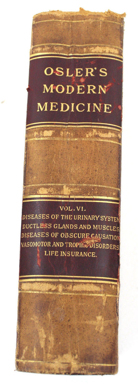 Antique Book 1907 Osler's Modern Medicine Vol VI