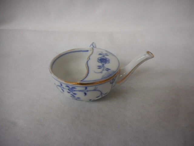Vintage White with Blue Flowers Porcelain Invalid Cup
