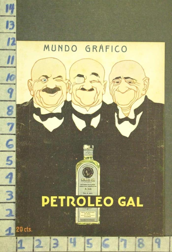 1917 QUACK MED BALDNESS HAIR CURE PETROLEO GAL SPANISH HEALTH ILLUS COVER ZR65