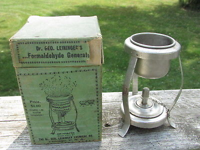 DR Leininger FORMALDEHYDE Generator BOXED Set COMPLETE - Nice Quack COLLECTIBLE