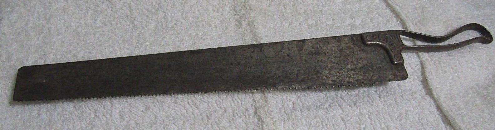 Antique CLAUSS Fremont Ohio Bone Saw Amputation Civil War Era