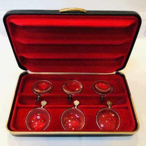 Ophthalmologist Basic Microscopic Lens Trial Set of 6 Vintage Medical Eye Dr. MD